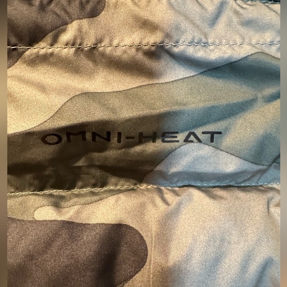 NWT! Columbia Omini Heat Stone Green Mod Camo Print Powder Lite™ Vest Men Size S - Picture 12 of 15